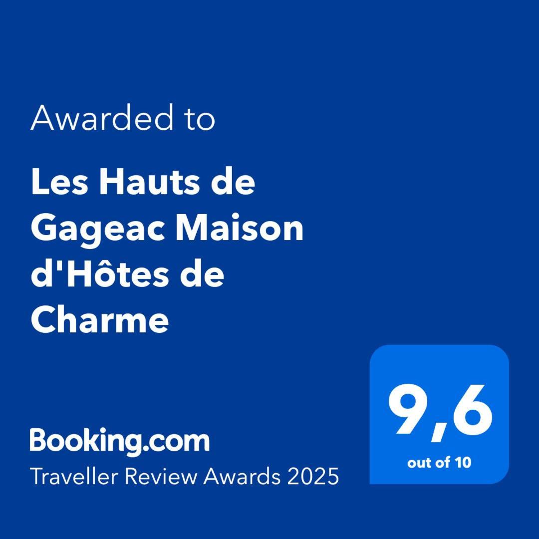 Les Hauts De Gageac Maison D'Hotes De Charme Ла-Рок-Гажак Экстерьер фото